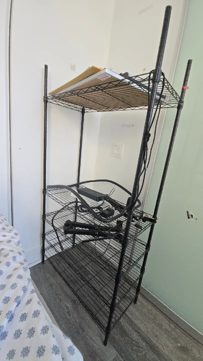 Black Wire Shelving Unit thumbnail