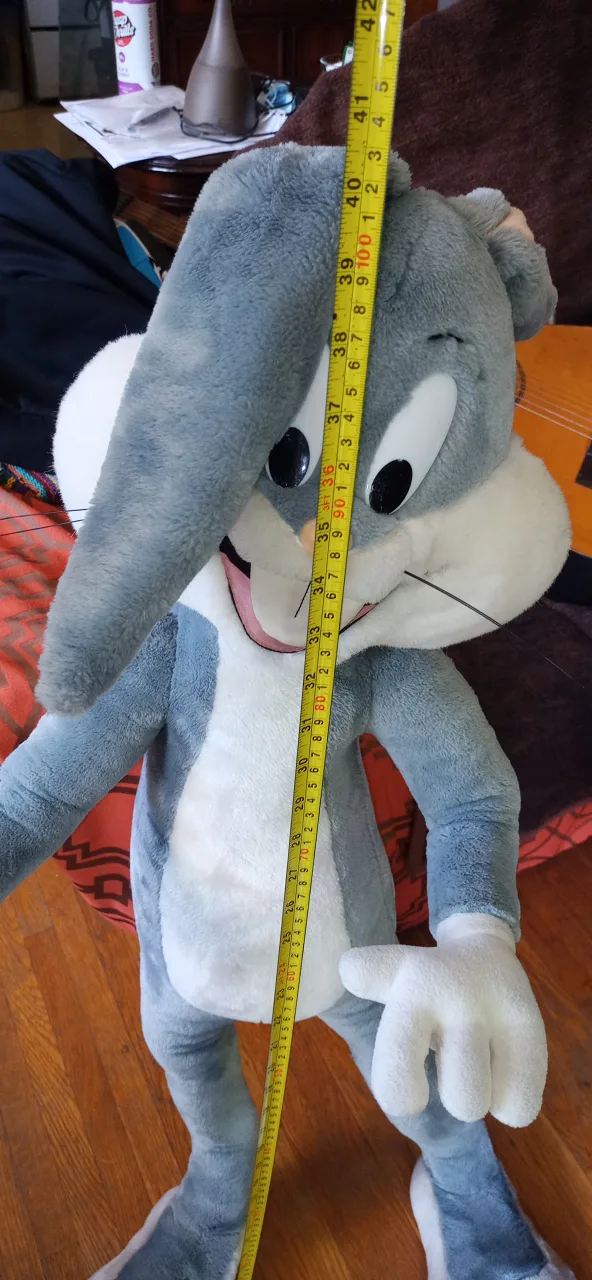 Large Bugs Bunny Plush Toy image indicator(8)