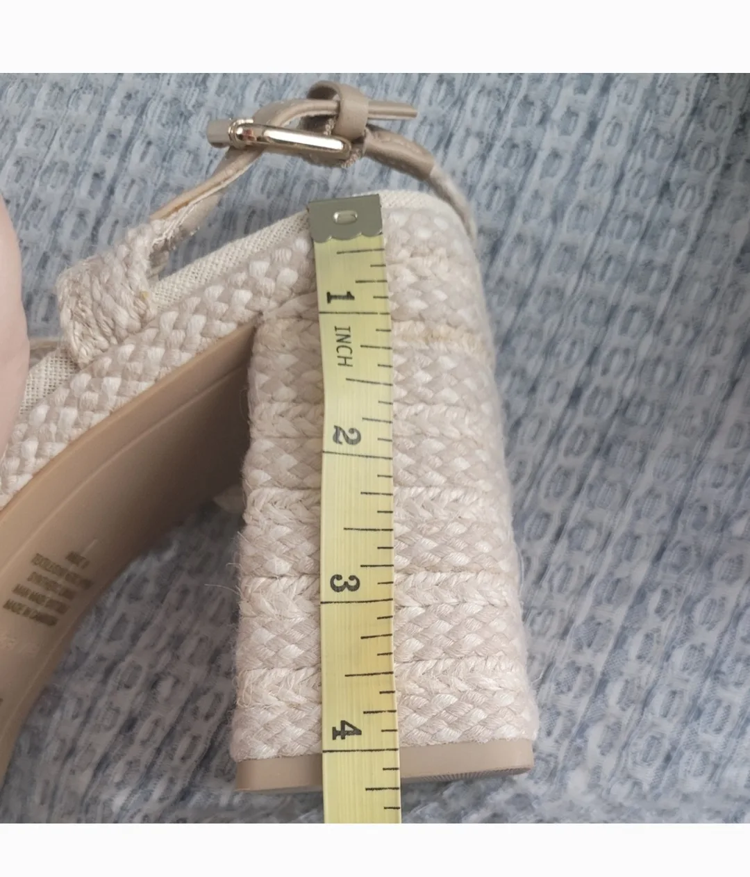 Dolce Vita Tan Espadrille Platform Sandals- Size 9 image indicator(6)