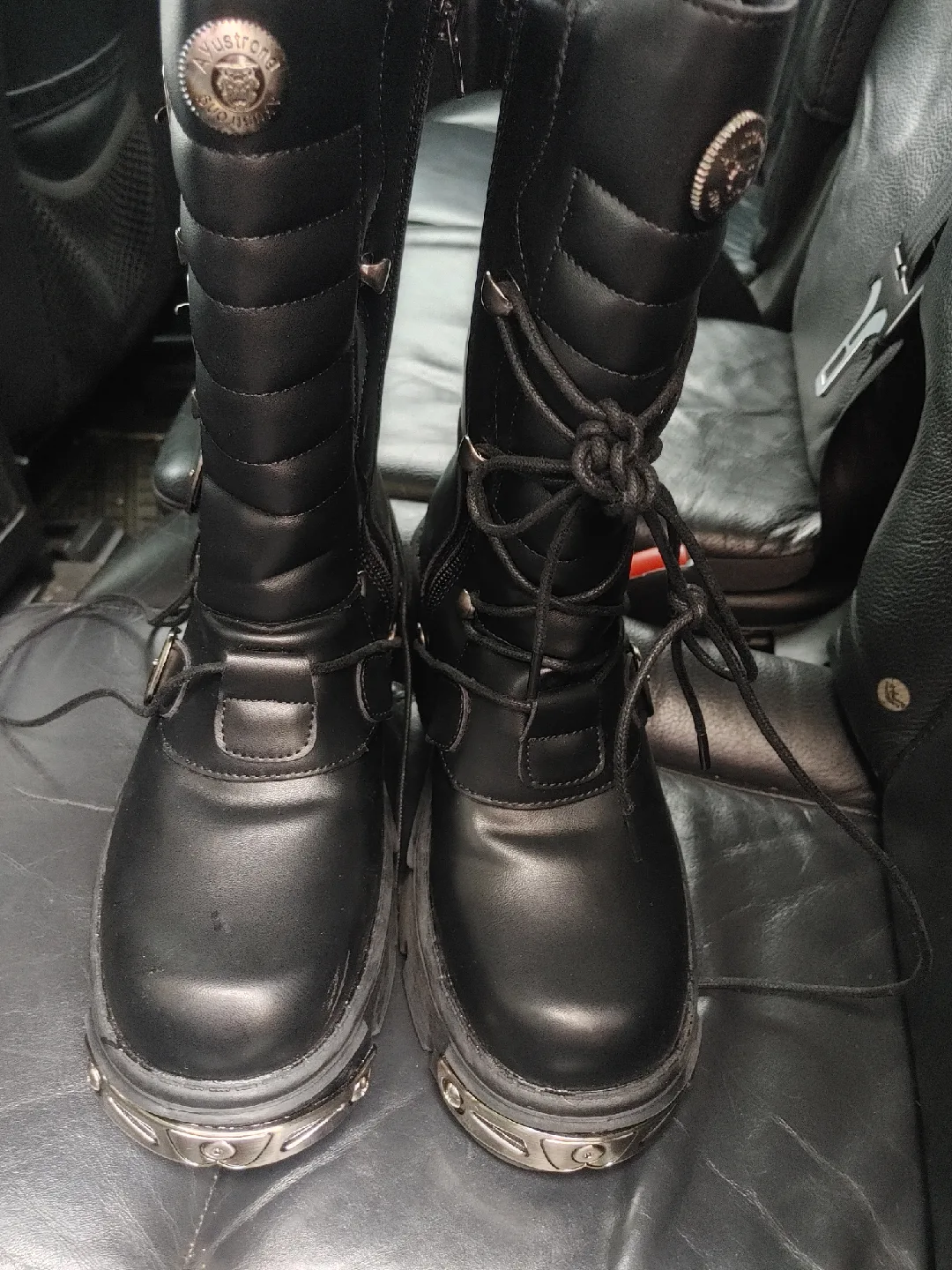 Black Leather Boots image indicator(2)