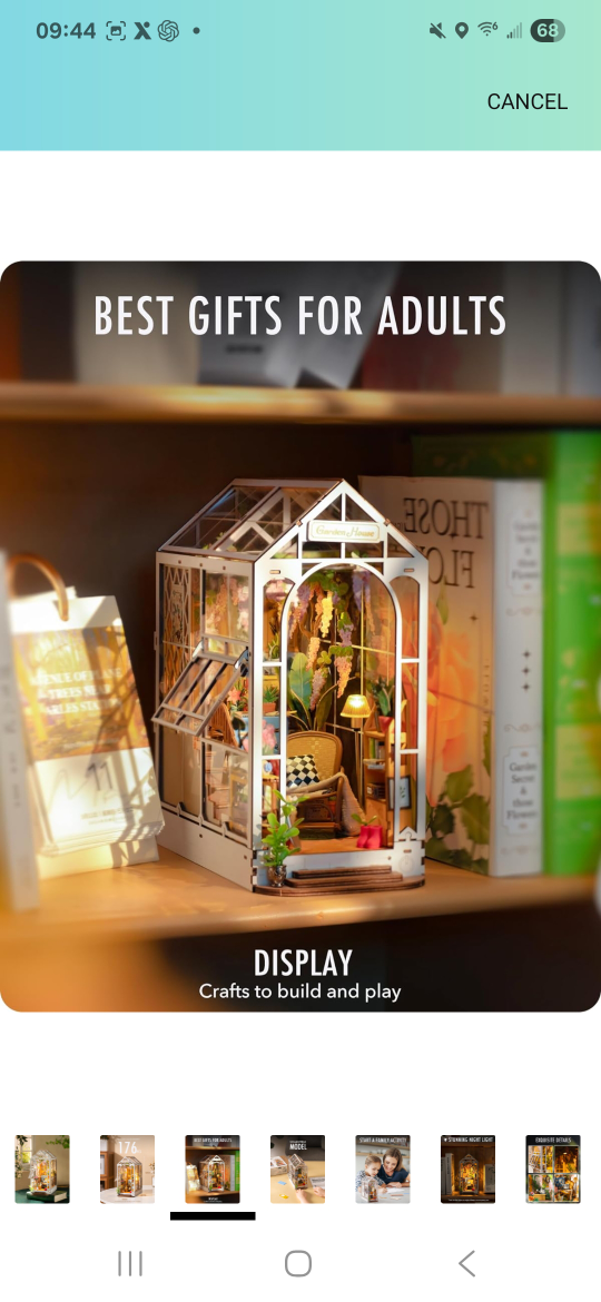 Rolife Book Nook & Wonderland TGB06 Garden House