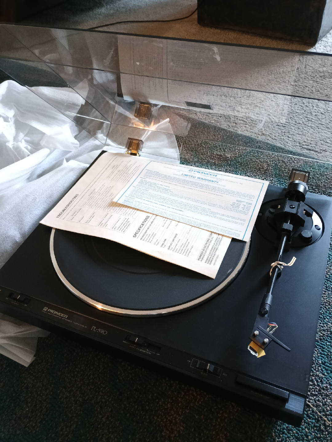 Pioneer PL-590 Full-Automatic Stereo Turntable - photo 5