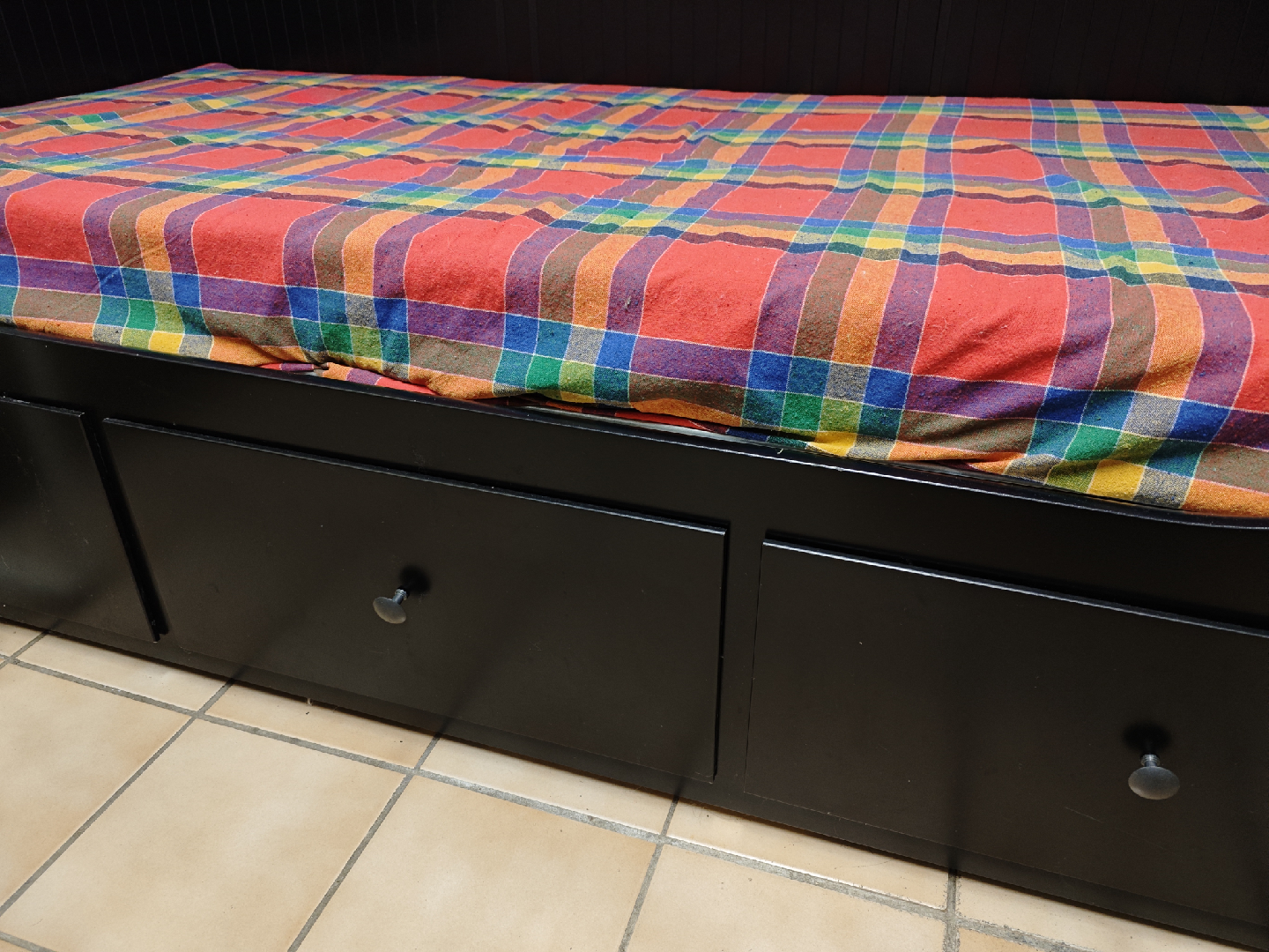 IKEA Black Daybed Frame with 1/2 Mattress - photo 3