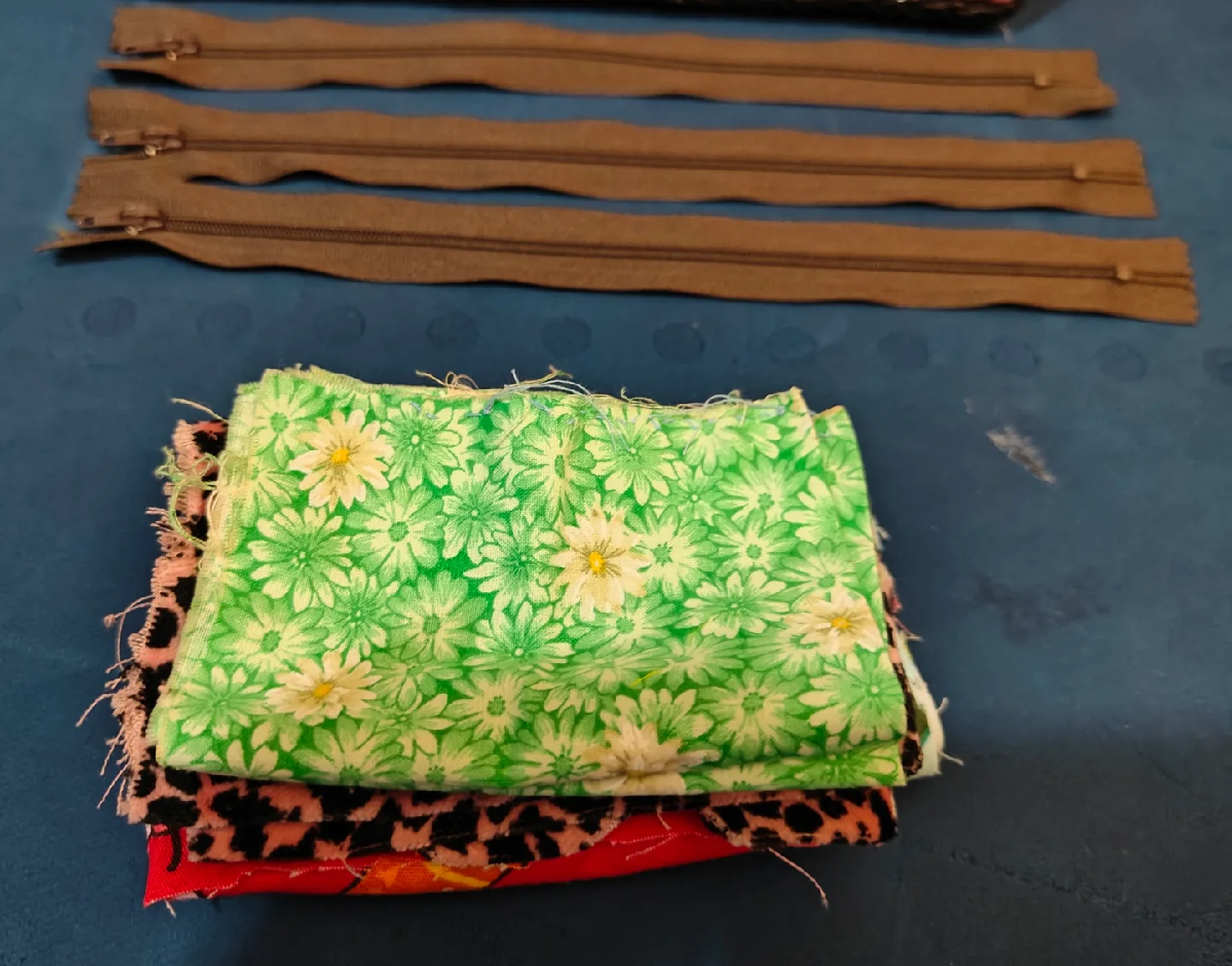 Pink Sewing Basket with Supplies and Fabric Prints🧡💖 image indicator(9)