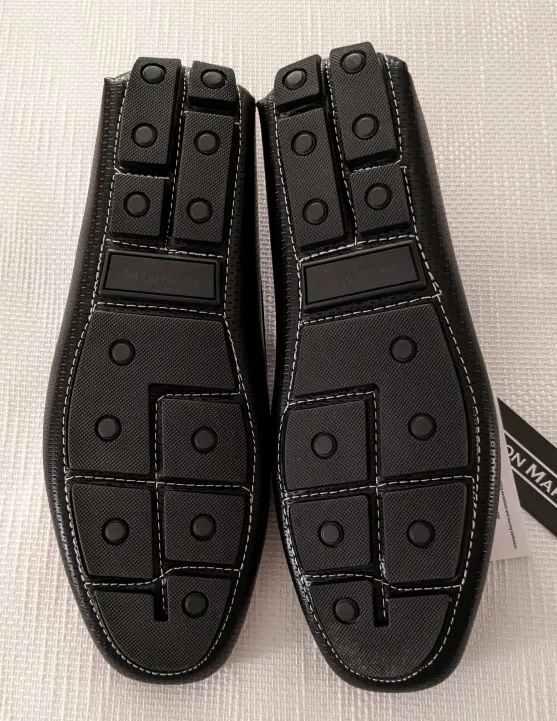 Aston Marc Black Leather Loafers - New image indicator(6)
