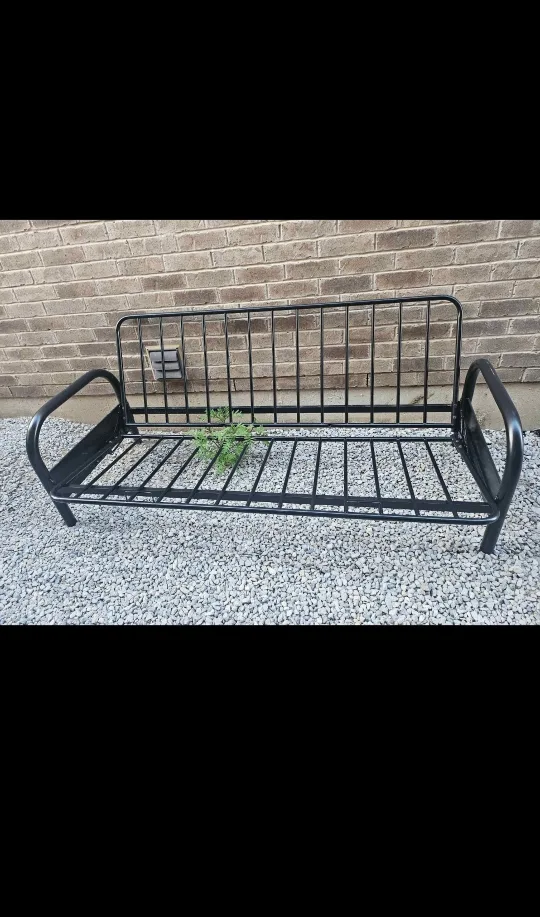 Black Futon Frame and Mattress image indicator(3)