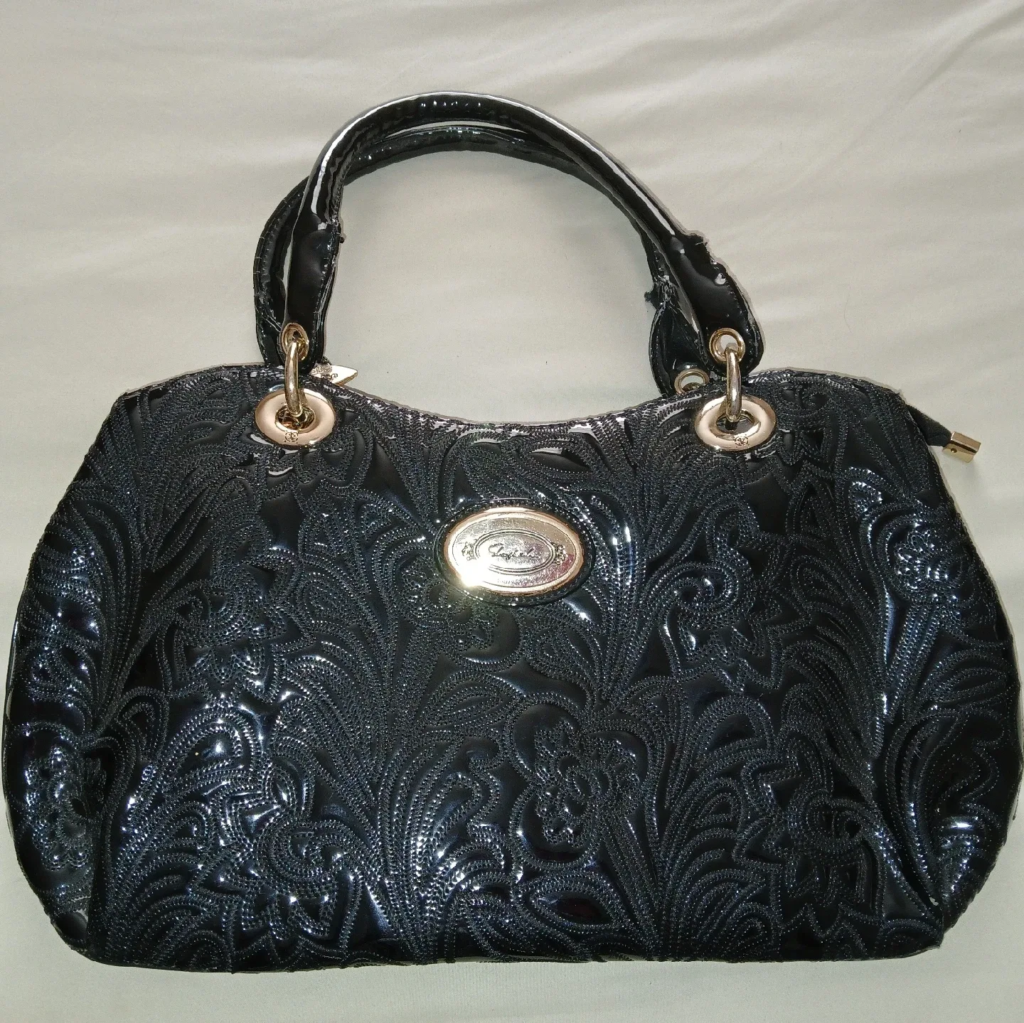 Black Patent Leather Handbag thumbnail