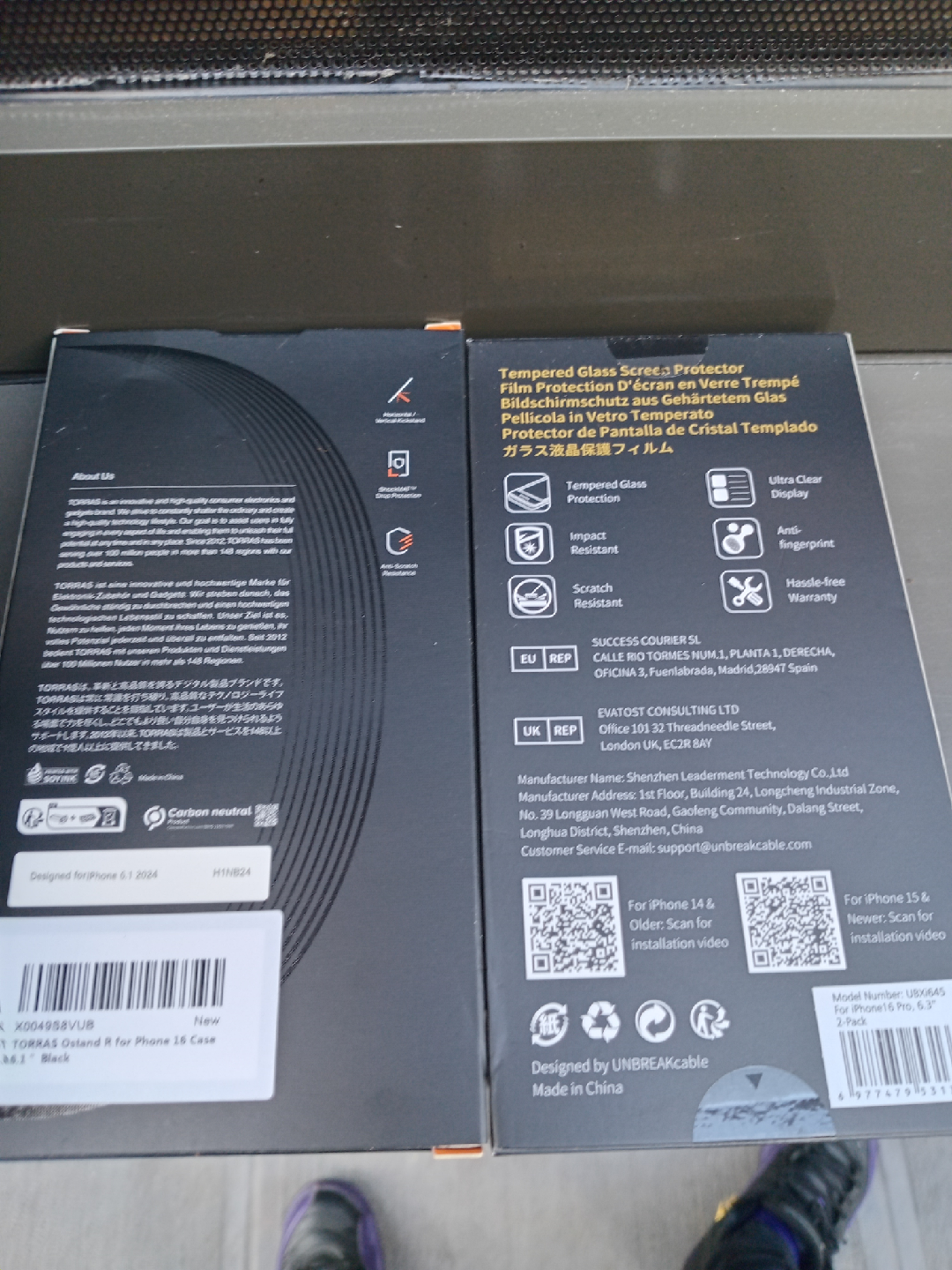 Torras & Unbreakable iPhone 15/14/13 Case & Screen Protector - photo 2