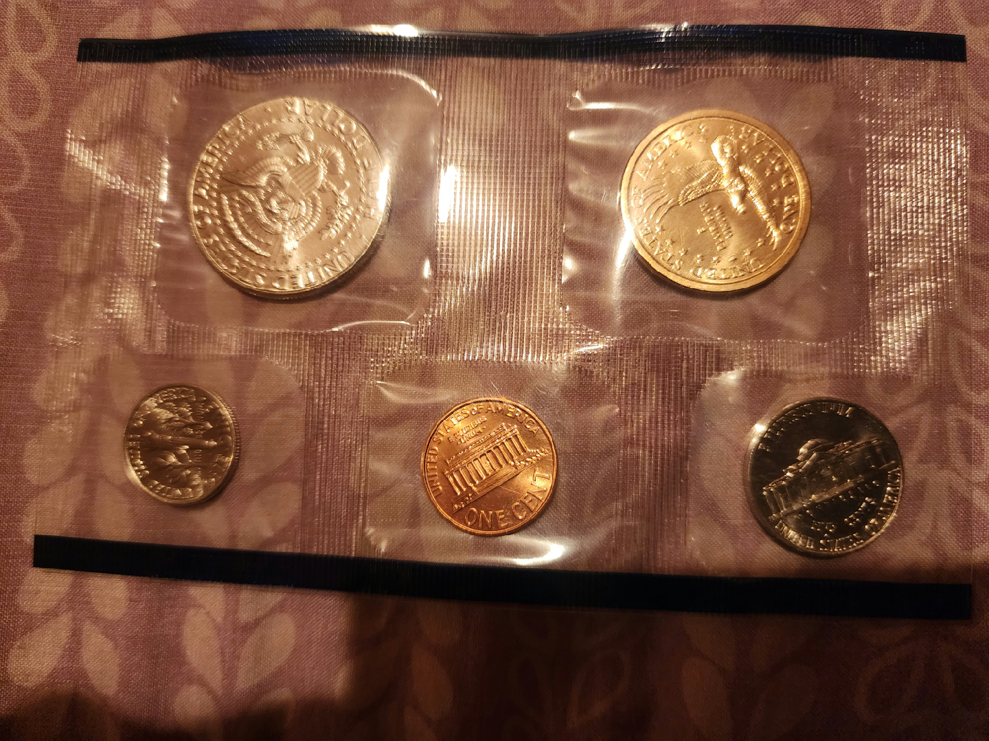 2001 US Mint Uncirculated Coin Set 1999 state quarter collection - photo 4