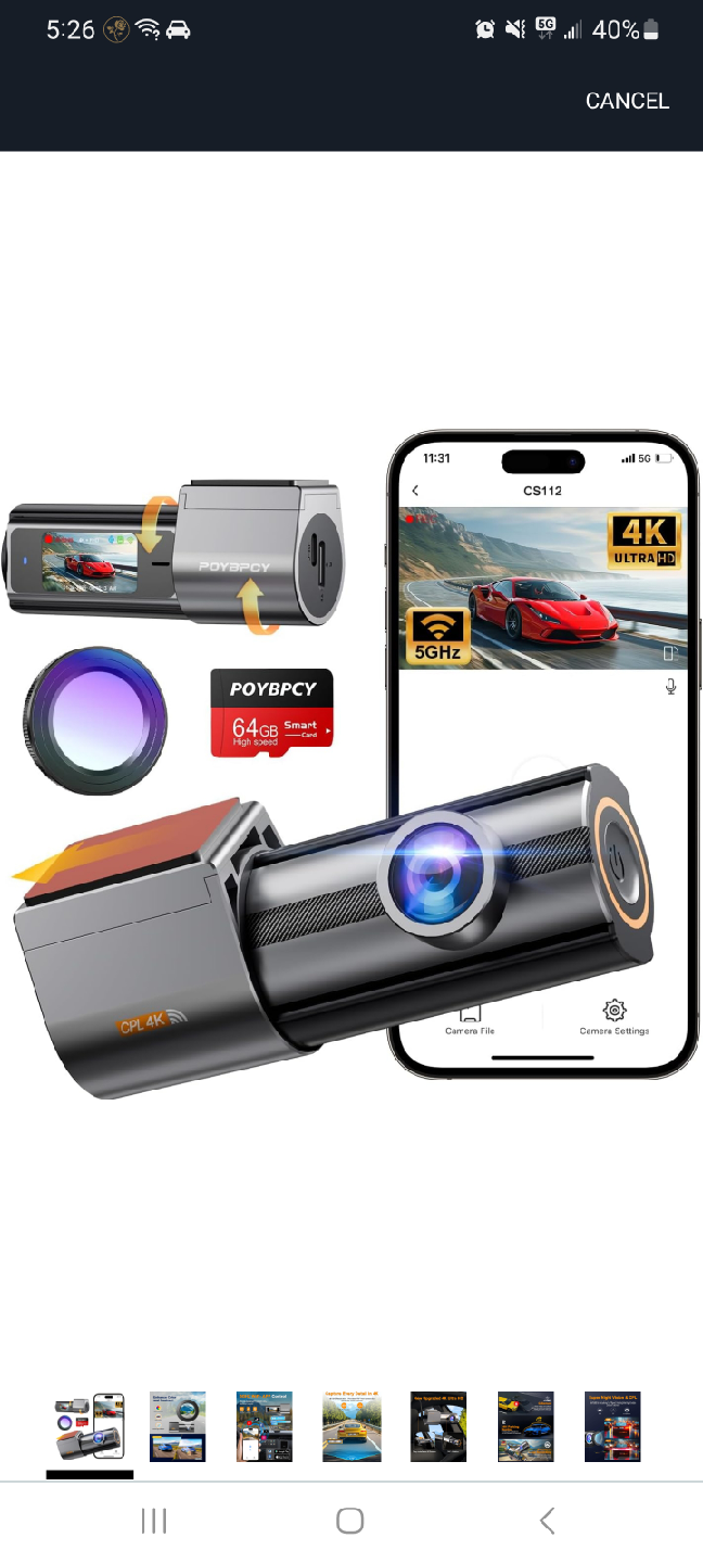 Brand New✨️ 4K Ultra Dashcam🇨🇦 Moving Sales - photo 2