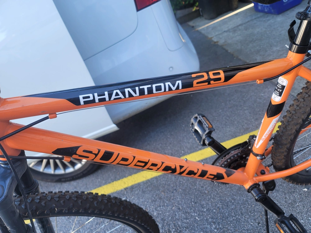 Supercycle Phantom 29 Orange Bike Karrot