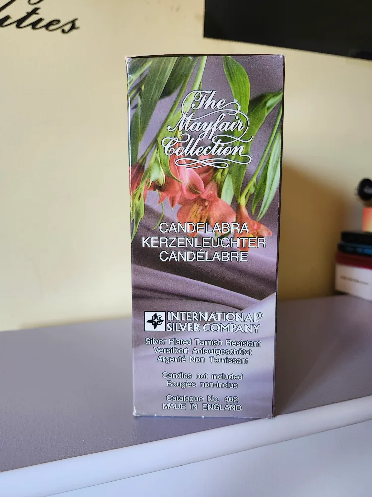 Mayfair Collection Silver Plated Candelabra image indicator(4)