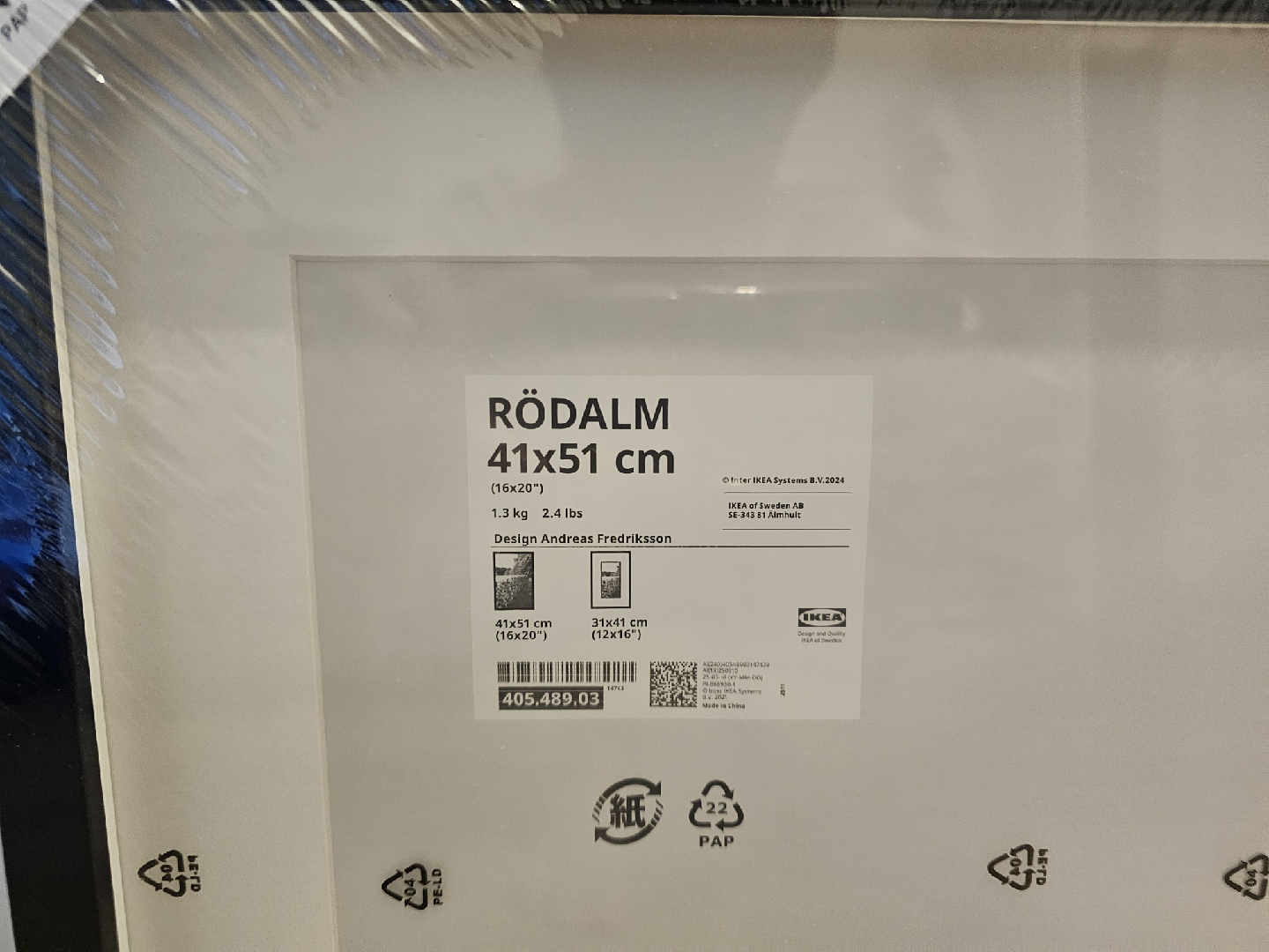 New IKEA RÖDALM Frame 41x51 cm (16x20") - photo 3