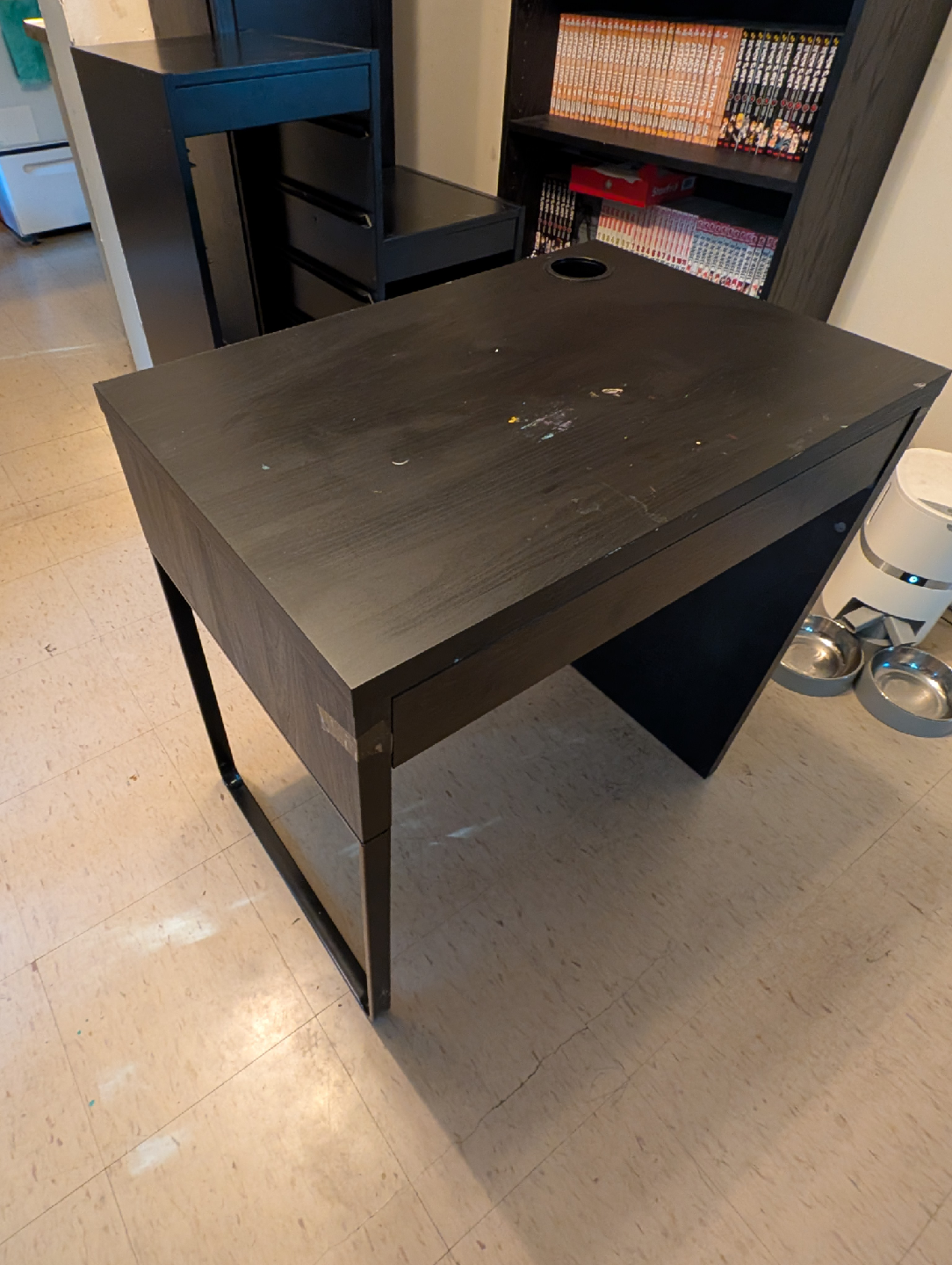 IKEA MICKE Desk, black-brown, 73x50 cm - photo 2
