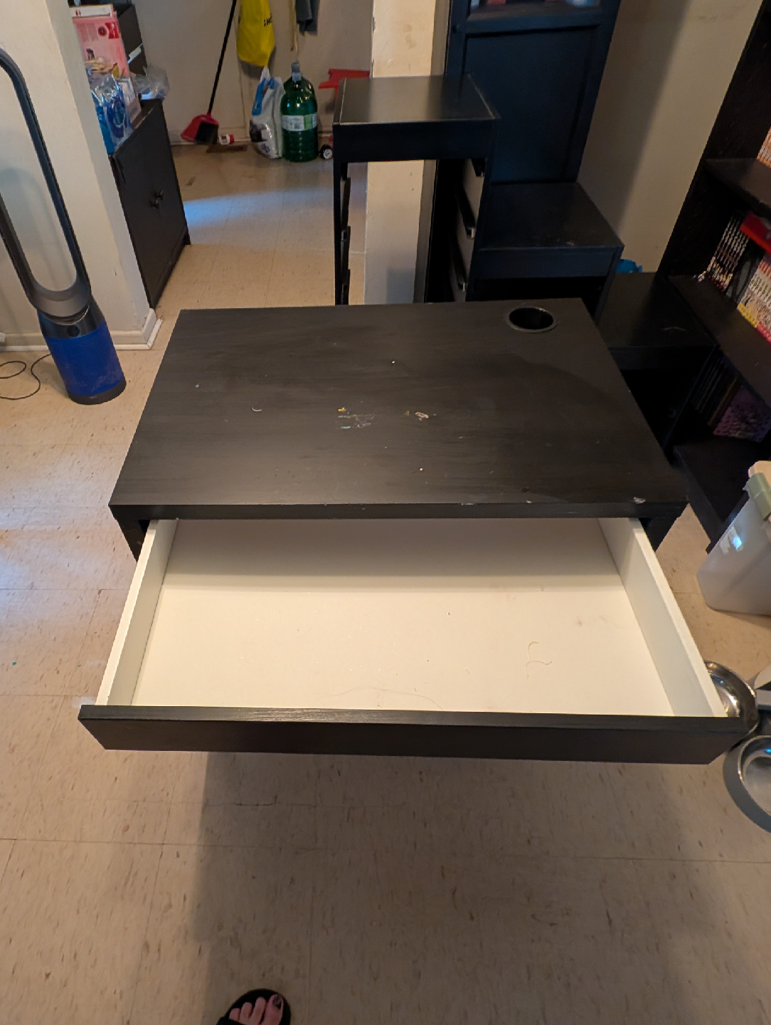 IKEA MICKE Desk, black-brown, 73x50 cm - photo 3