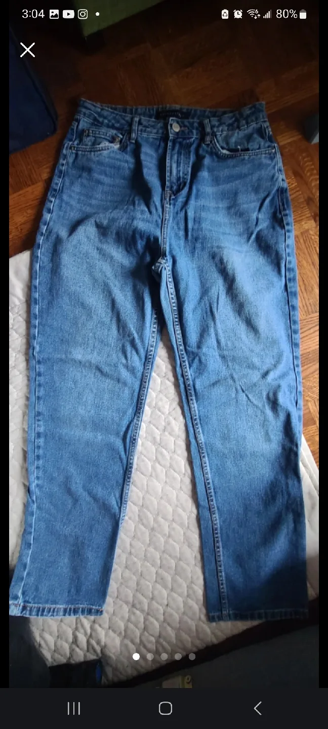 Aeropostale Mom Straight Jeans Size 10 thumbnail