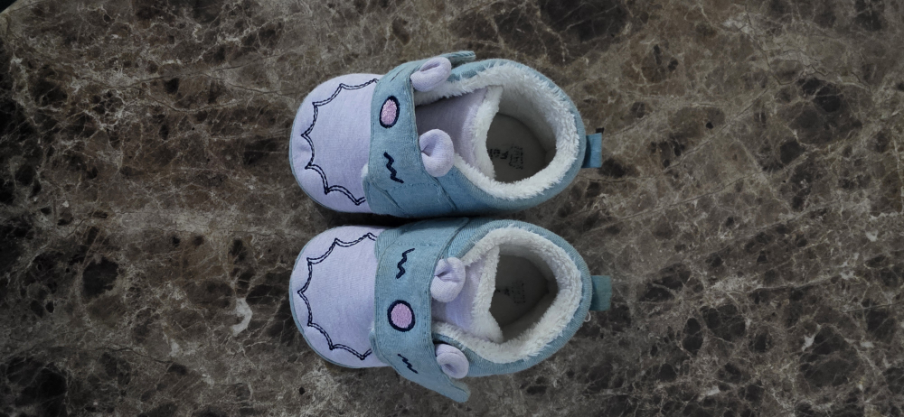 Cute Blue Monster Baby shoes