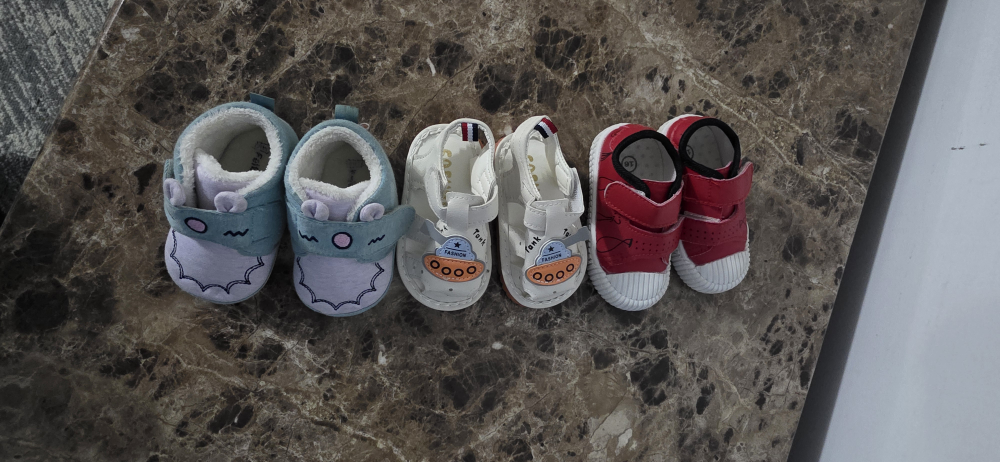 Cute Blue Monster Baby shoes - photo 4