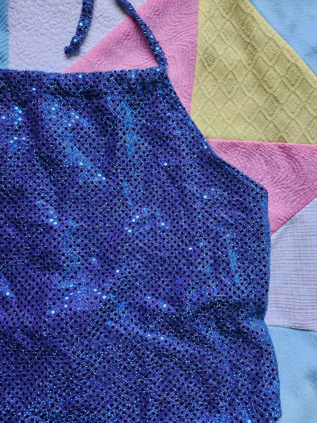 y2k sparkly halter top by Le Chateau image indicator(3)