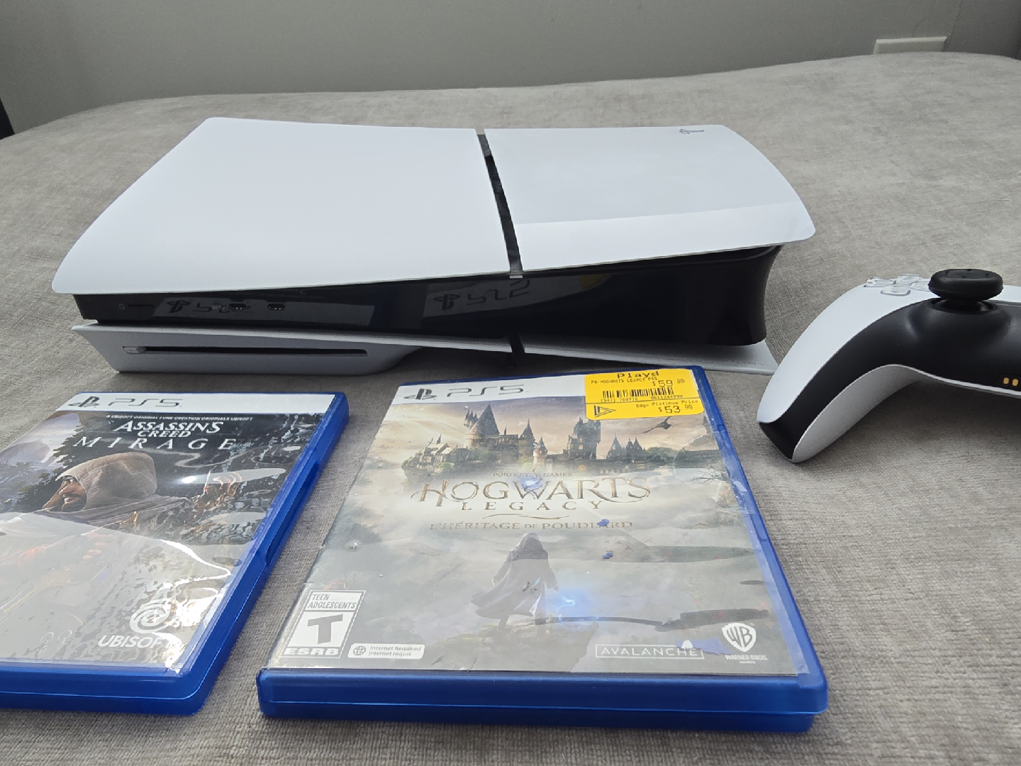 PlayStation 5 Console with Controller and Games - photo 2