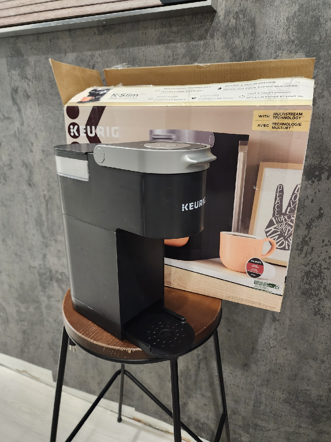 Keurig K-Slim Single Serve K-Cup Pod Coffee Maker - photo 4