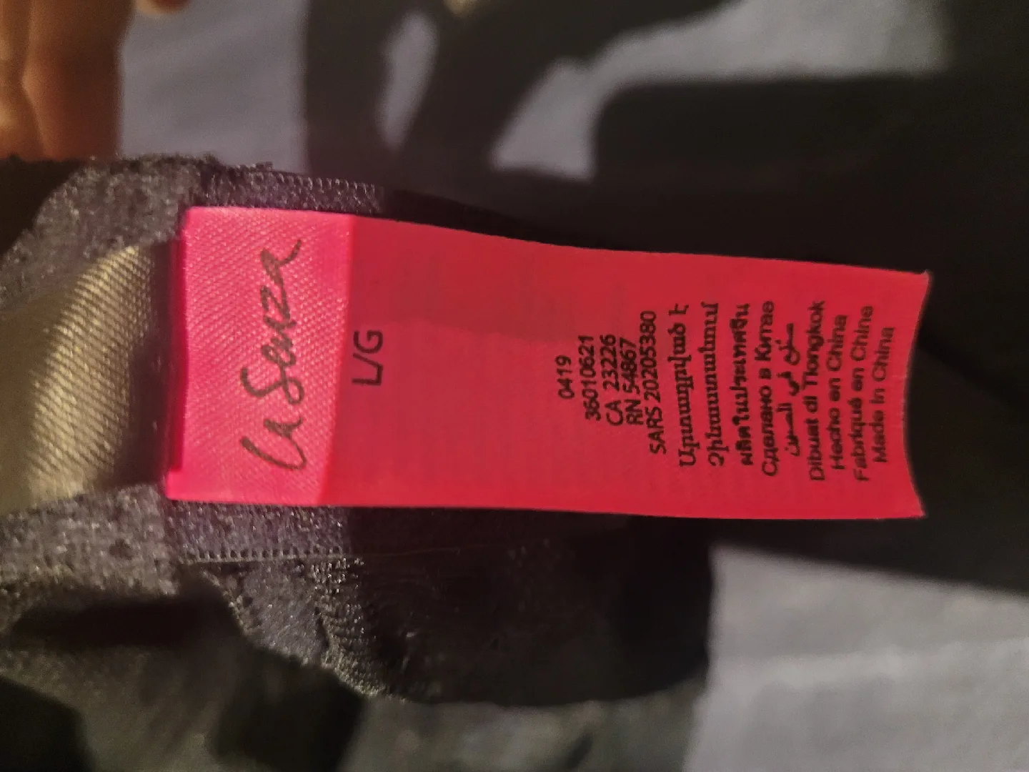 2 Pair - La Senza Black Lace Bustier - Size Large image indicator(4)