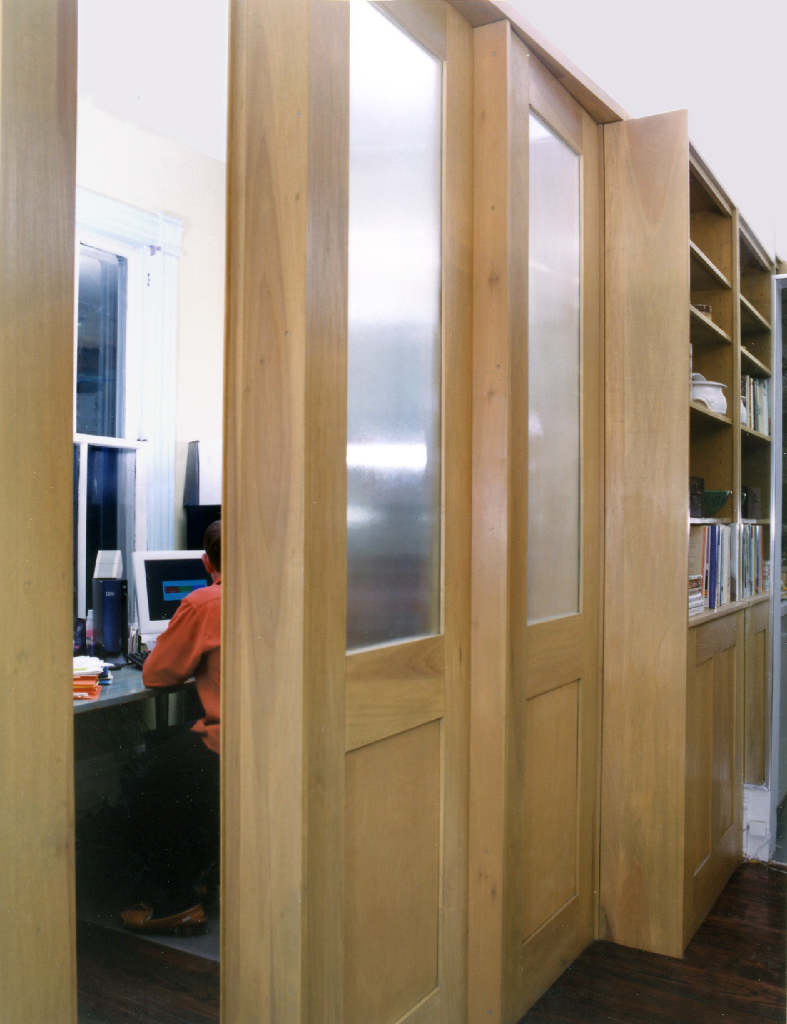 Set of 4 door / wall / room divider panels (8 feet tall) - photo 3