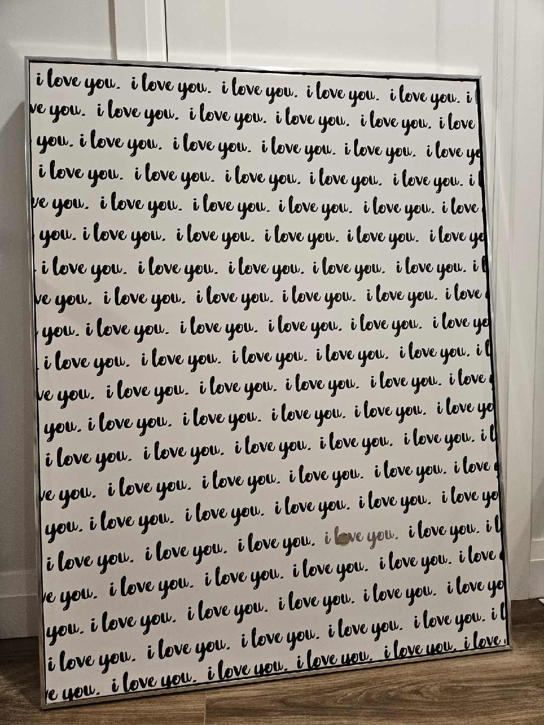 "I love you" Wall Art