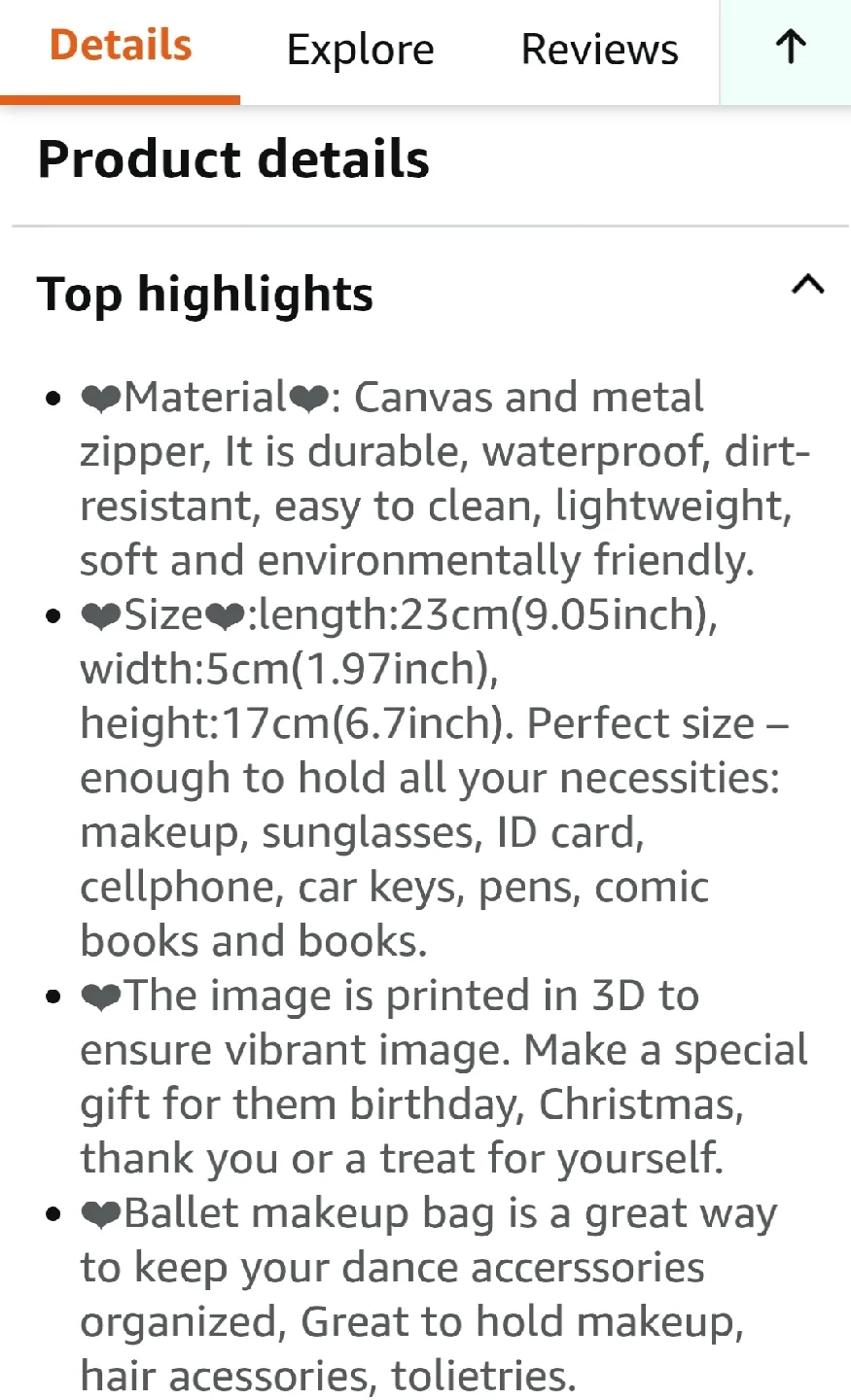 New Peace, Love, Dance Makeup Bag image indicator(5)