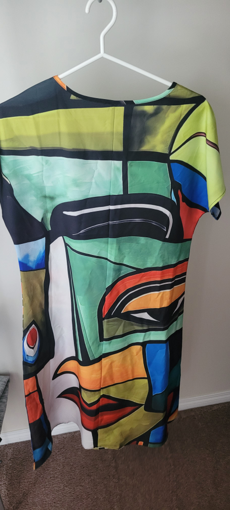 Abstract Print Dress - photo 2