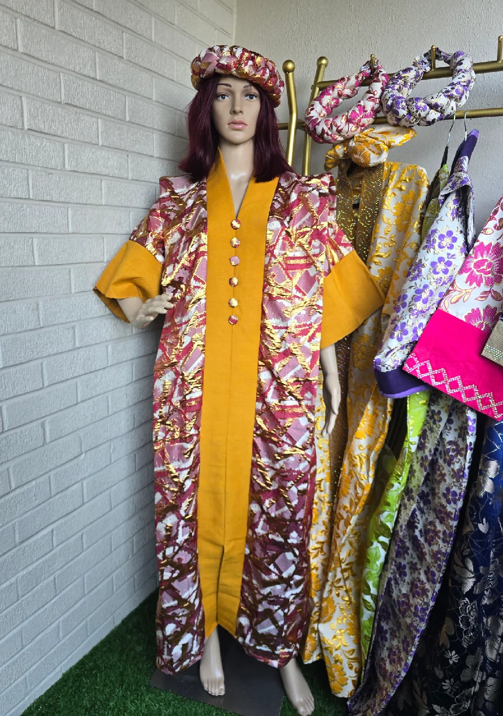 Brocade Dress with Headband thumbnail