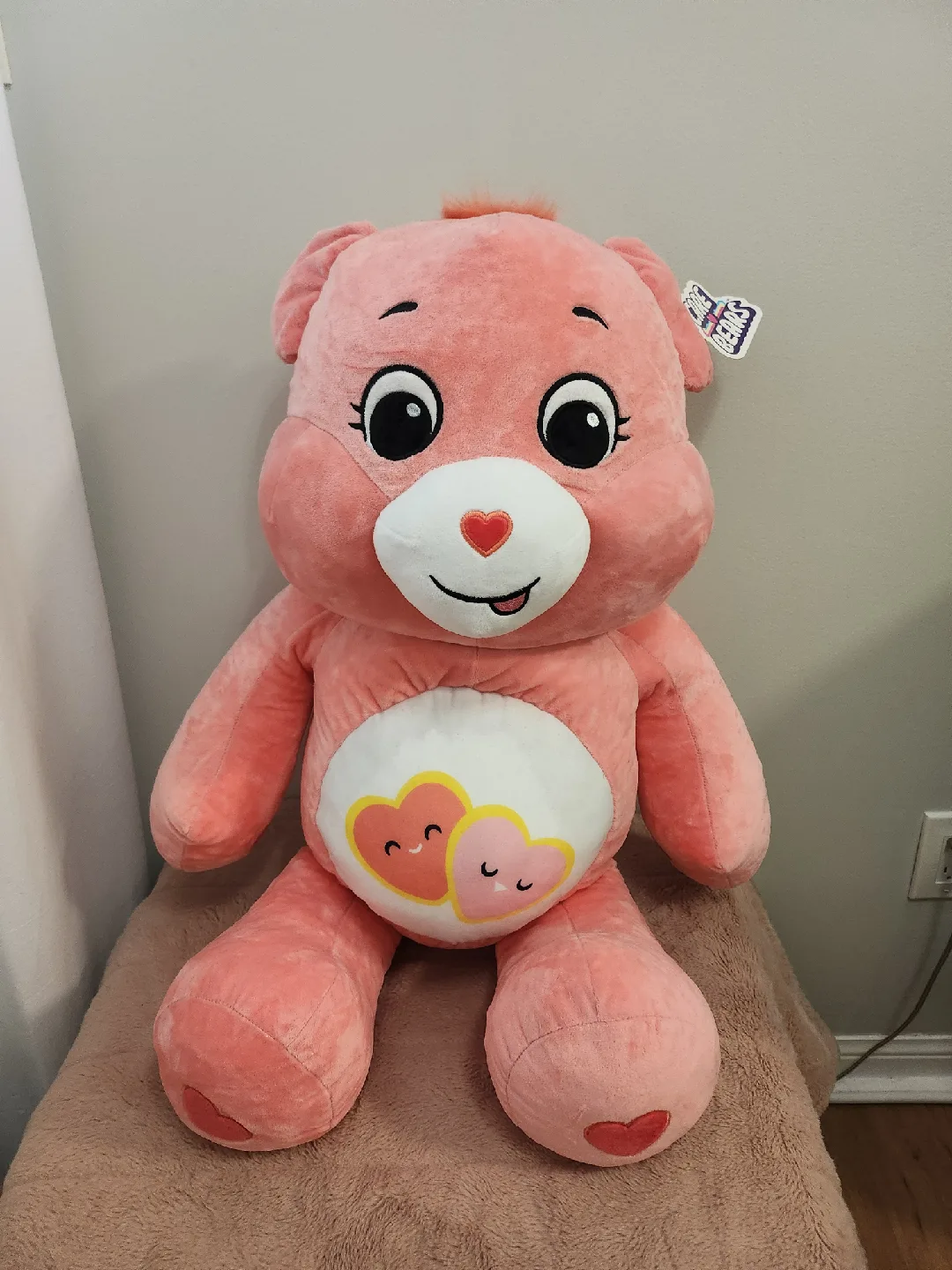 big Care Bears Love-a-Lot Bear Plush - Pink