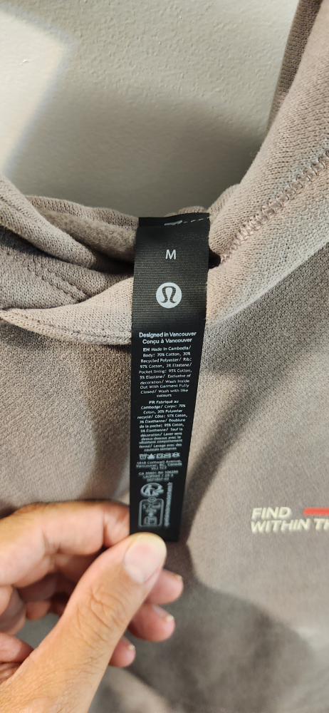 Lululemon Steady State Pullover Hoodie Graphic - Size M - photo 3