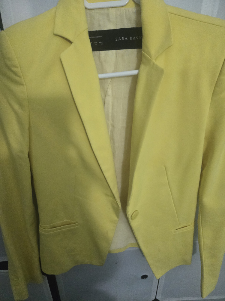 Zara Basic Yellow Blazer - Size XS🥕🥕
