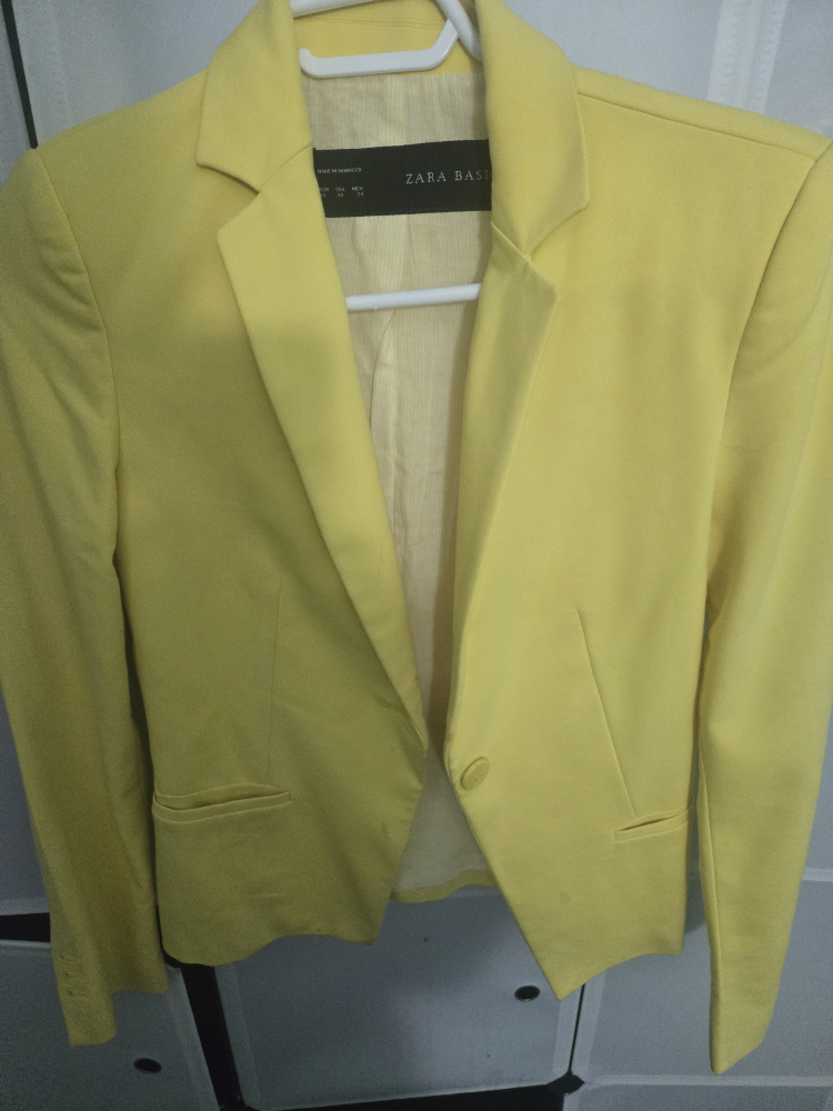 Zara Basic Yellow Blazer - Size XS🥕🥕 - photo 3