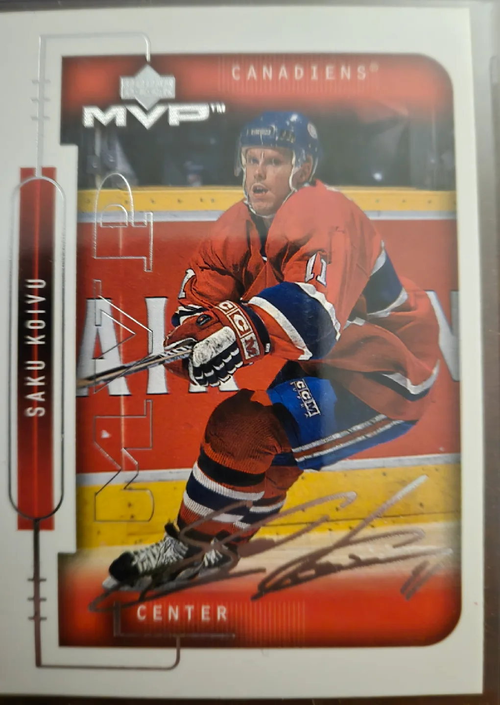 1999 U.D. MVP Hockey Cards - Silver Script Signatures, Gretzky. image indicator(5)