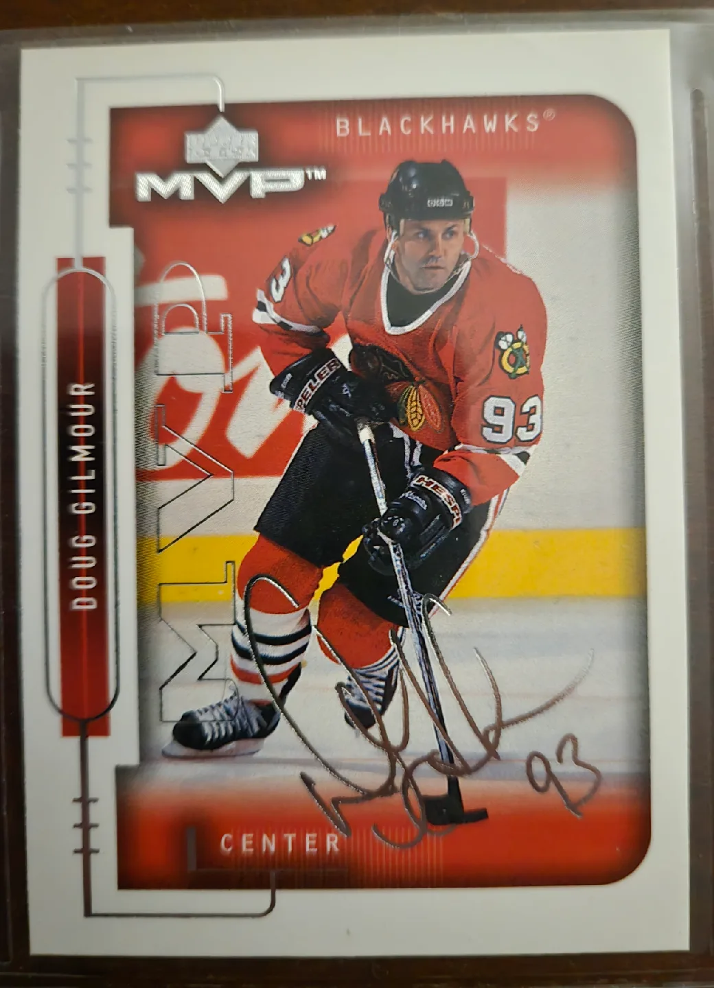 1999 U.D. MVP Hockey Cards - Silver Script Signatures, Gretzky. image indicator(7)