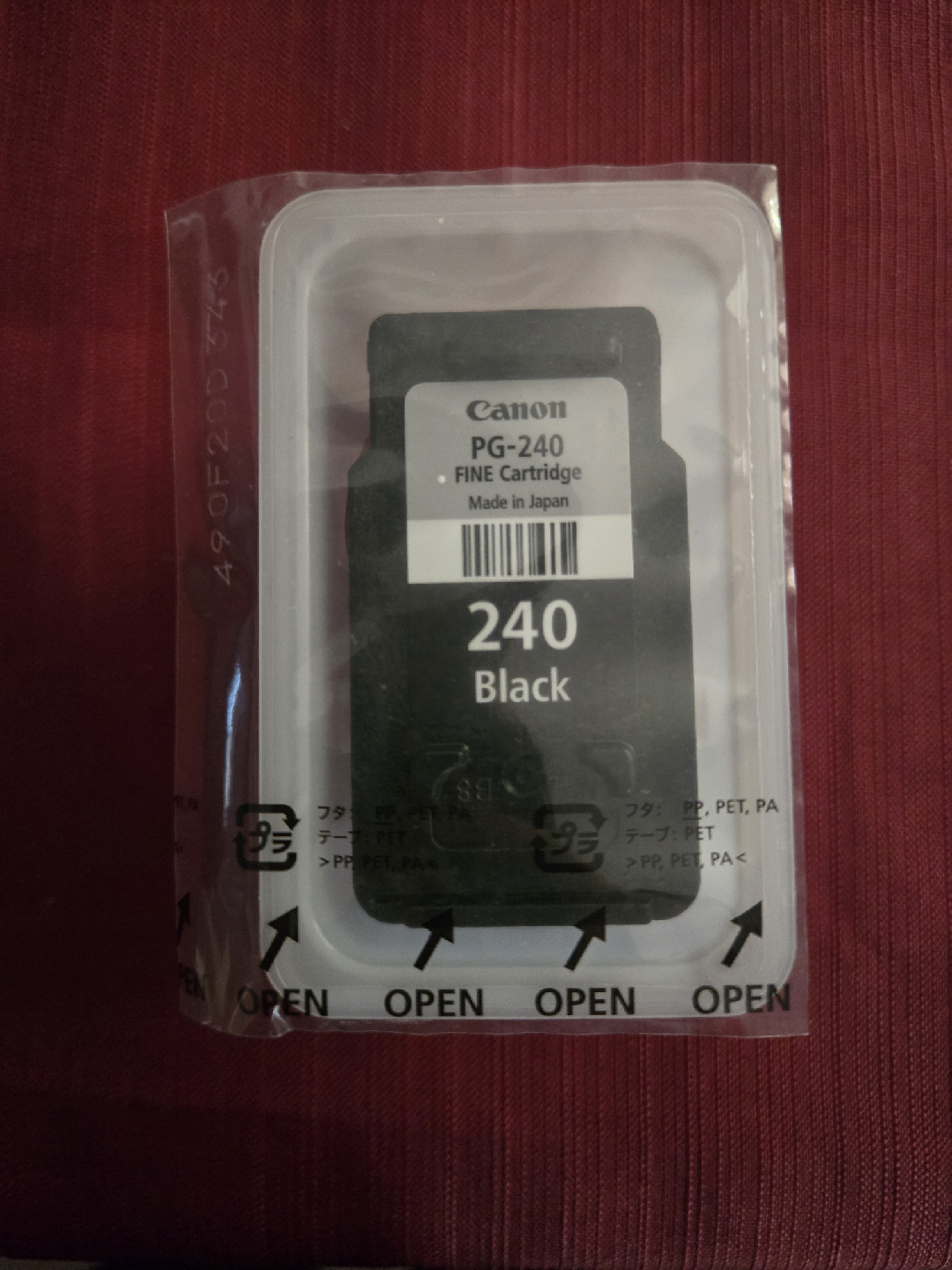 Canon PG-240 Black Ink Cartridge - New