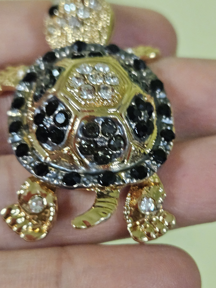 Turtle Rhinestone Keychain - photo 4