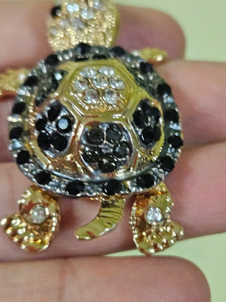 Turtle Rhinestone Keychain image indicator(4)