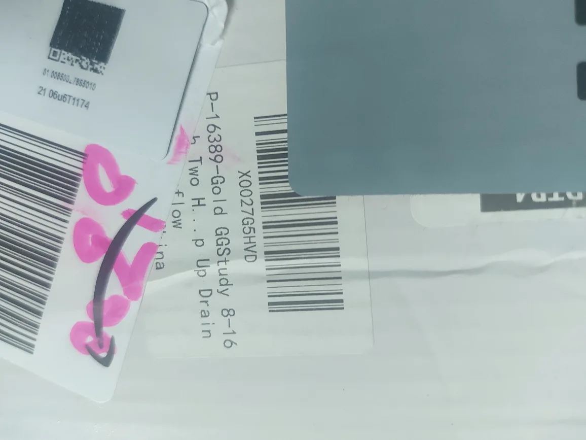 New Gold Bathroom Sink Faucet with Two Handles image indicator(5)