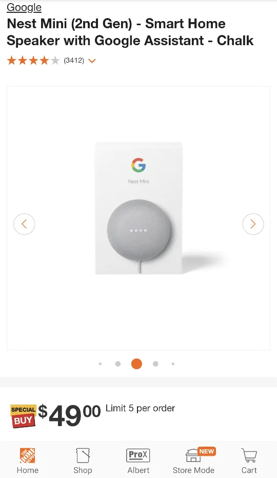 4 PACK Google Nest Smart Home Security System image indicator(5)