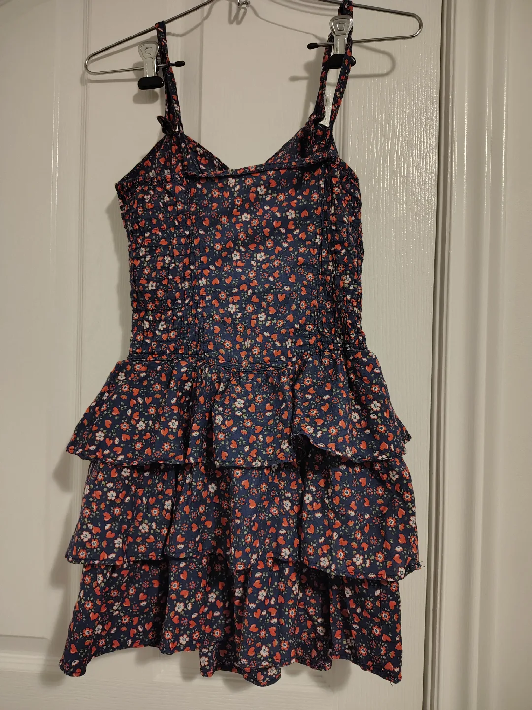 Floral Print Ruffle Dress image indicator(2)