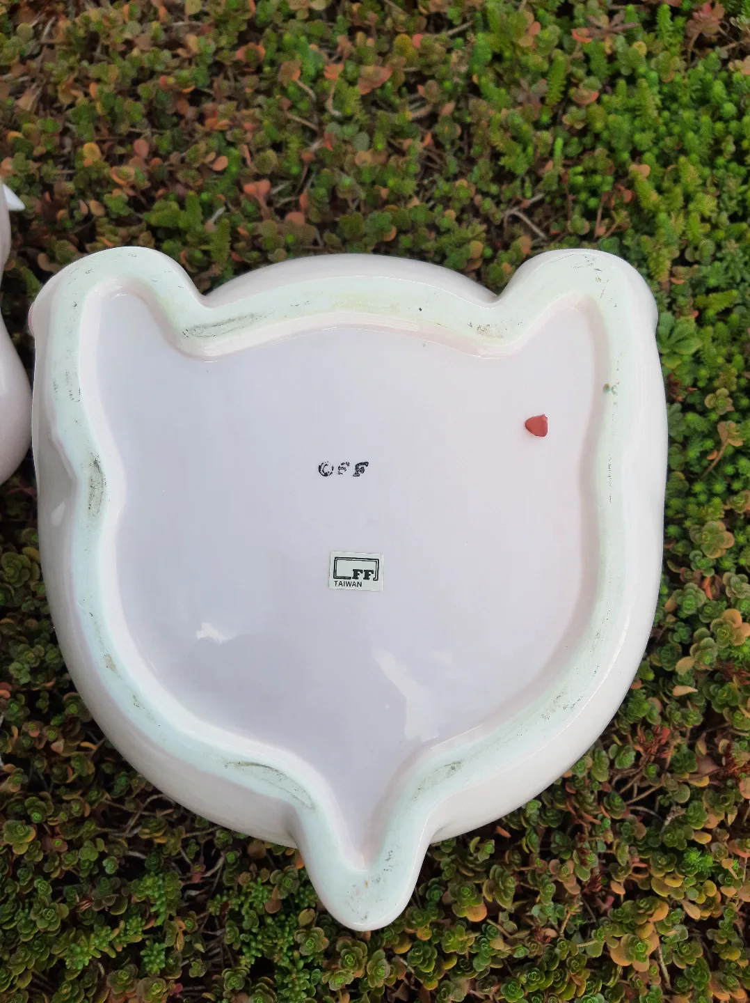 RARE Hand Painted Fitz And Floyd Pink Hippo Cookie Jar image indicator(7)