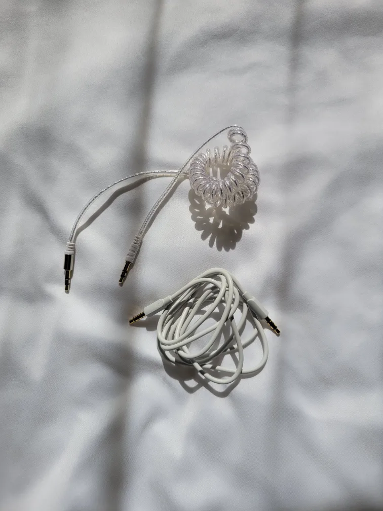 Audio Cables - White