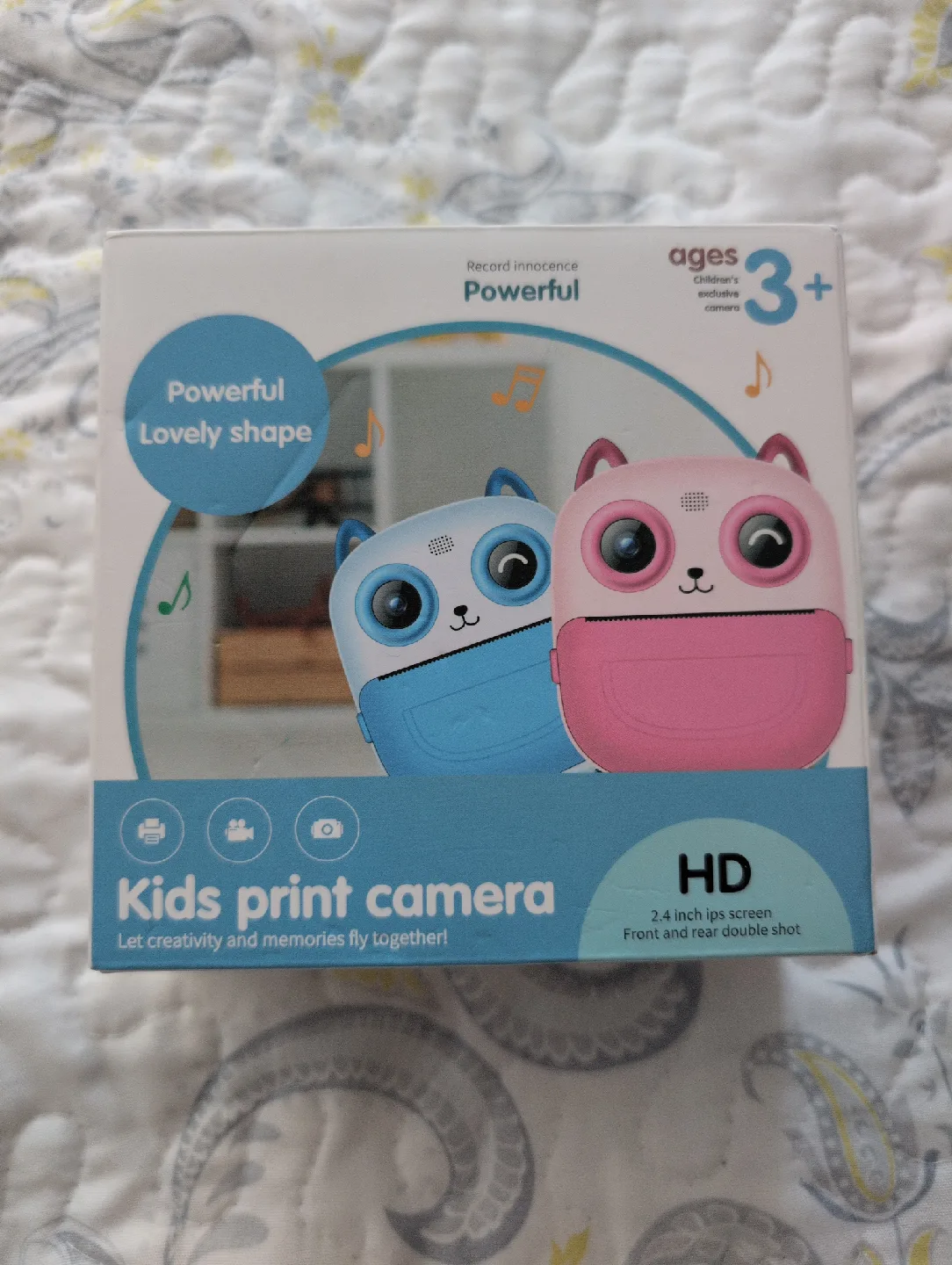 Kids Print Camera - slightly used in Box (pink) thumbnail