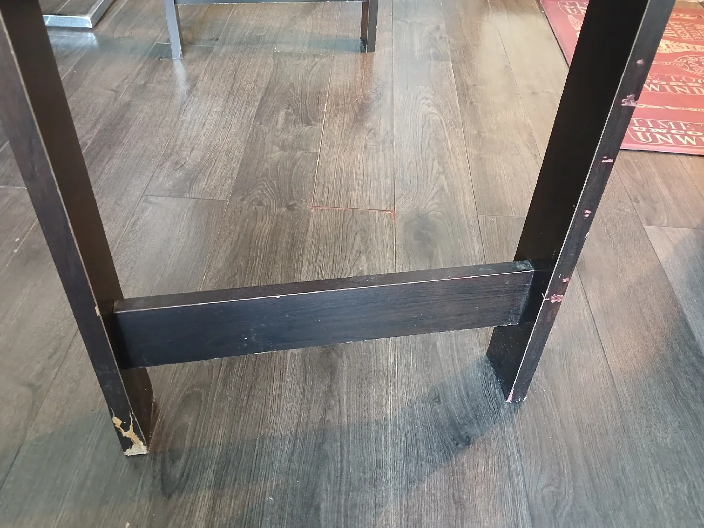 Rustic Wood Desk with Drawer image indicator(2)