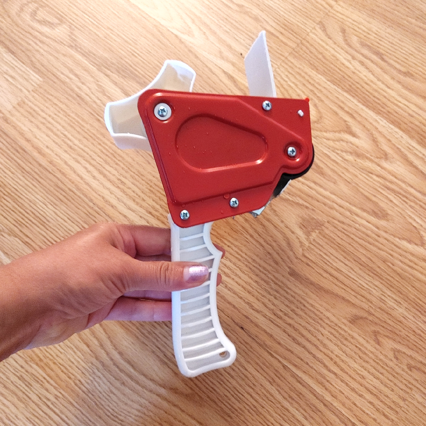 Red & White Tape Dispenser - photo 2