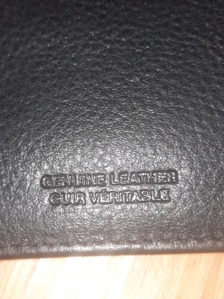 Black Leather Wallet pick up only image indicator(8)