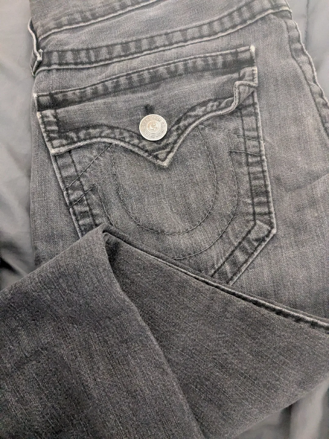 True Religion Jeans, Size 31, Straight Fit image indicator(2)